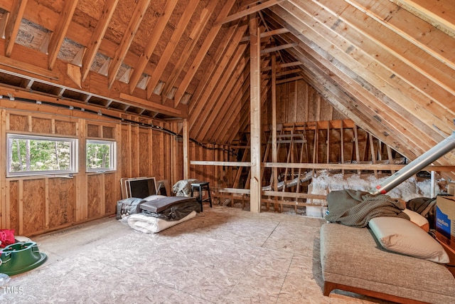 59 Mill Rd, Pittsboro, NC 27312 - view of unfinished attic