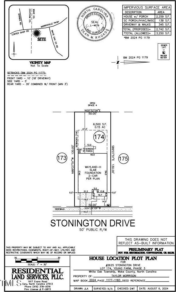 2625 Stonington Dr, Cary, NC 27523 - map location