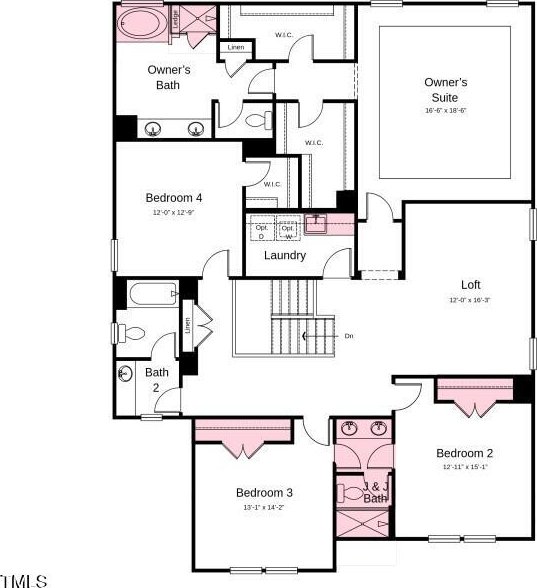 2625 Stonington Dr, Cary, NC 27523 - floor plan