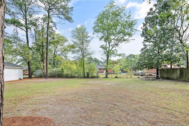 1833 Faber St, Fayetteville, NC 28304 - view of yard featuring fence
