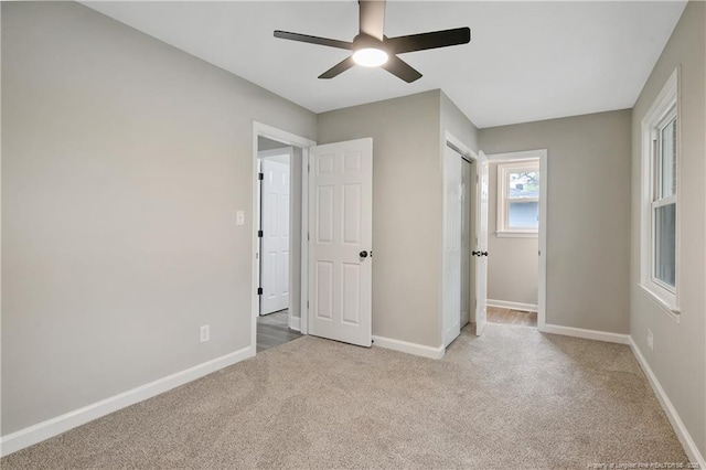1833 Faber St, Fayetteville, NC 28304 - unfurnished bedroom featuring carpet flooring and ceiling fan