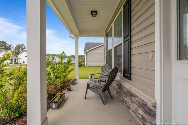 3040 Wilton Way, Vass, NC 28394 - view of patio with covered porch