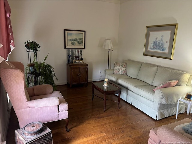 5400 Labrador Dr, Hope Mills, NC 28348 - living room with wood finished floors and baseboards