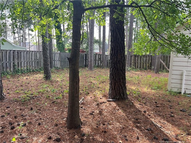 5400 Labrador Dr, Hope Mills, NC 28348 - view of yard with a fenced backyard