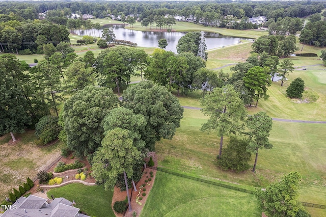 1605 Hunting Ridge Rd, Raleigh, NC 27615 - bird's eye view with a water view