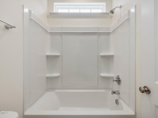 full bathroom with shower / bath combination