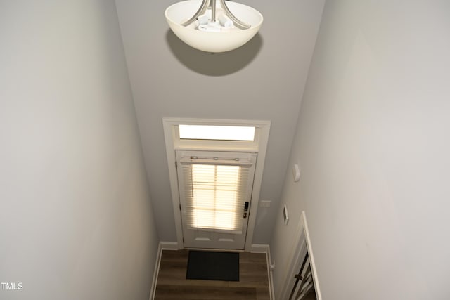 474 Ashpole Trl, Clayton, NC 27520 - entryway with wood finished floors and baseboards