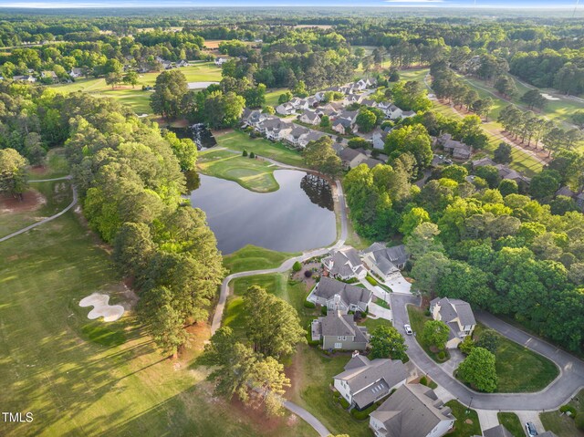 17 Nicklaus Way, Clayton, NC 27520 - bird's eye view featuring a water view and a residential view