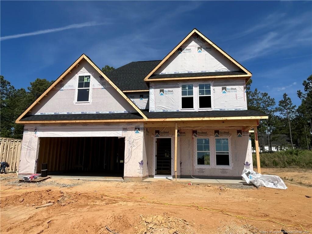 794 Union St, Raeford, NC 28376 - unfinished property featuring covered porch