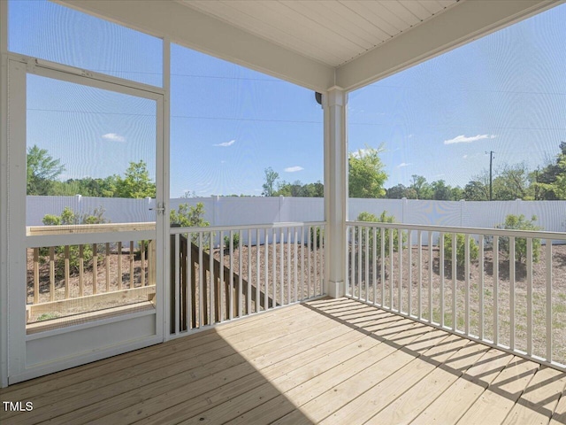 33 Celtic Ln, Lillington, NC 27546 - wooden deck with a fenced backyard