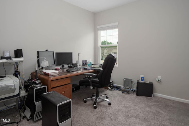 1018 Excite Ave, Morrisville, NC 27560 - home office with carpet flooring and baseboards