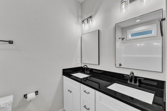 401 N Raiford St, Selma, NC 27576 - full bathroom with toilet and double vanity