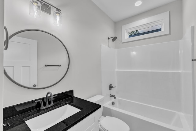 401 N Raiford St, Selma, NC 27576 - bathroom with toilet, shower / tub combination, and vanity