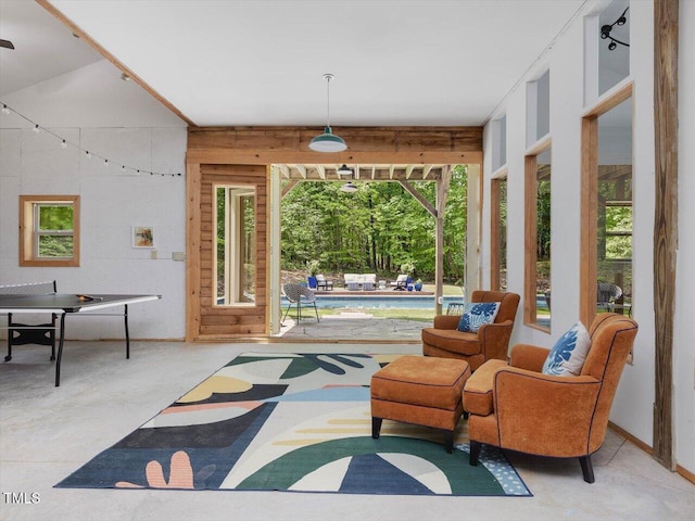 view of living area