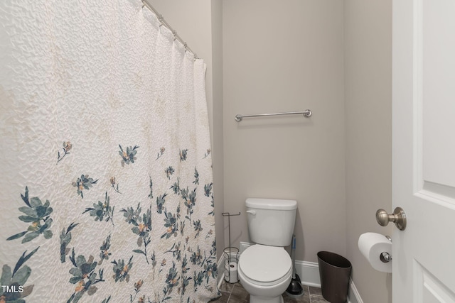 175 Lockamy Ln, Youngsville, NC 27596 - bathroom with toilet and baseboards