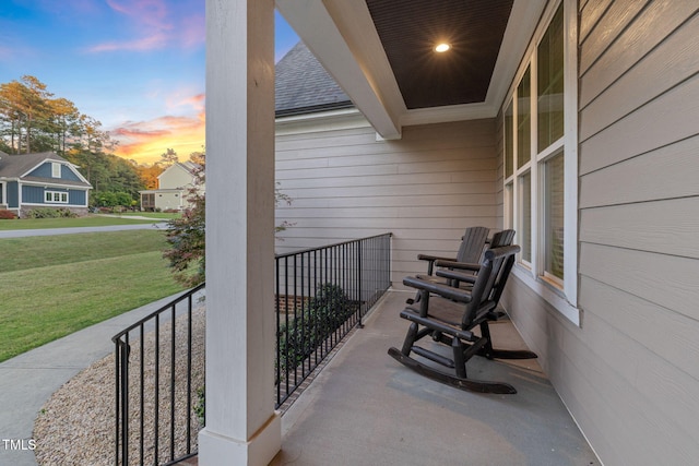 175 Lockamy Ln, Youngsville, NC 27596 - balcony featuring a porch