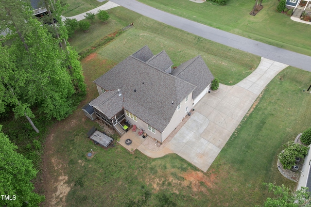 175 Lockamy Ln, Youngsville, NC 27596 - aerial view of property and surrounding area