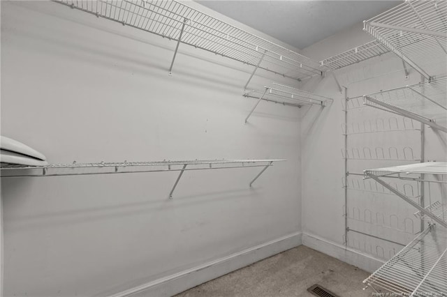 205 N Vance St, Pembroke, NC 28377 - spacious closet featuring visible vents and light carpet
