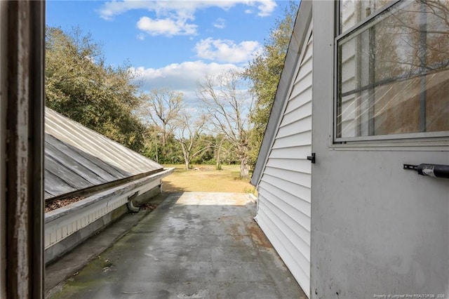 205 N Vance St, Pembroke, NC 28377 - view of property exterior featuring a patio area