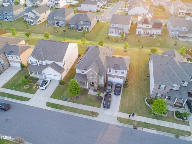 428 Parlier Dr, Apex, NC 27523 - bird's eye view with a residential view