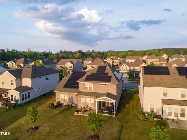 428 Parlier Dr, Apex, NC 27523 - birds eye view of property with a residential view