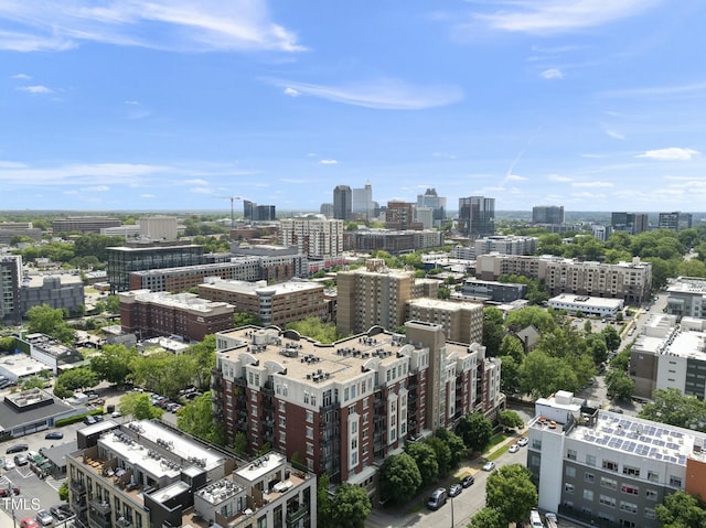 bird's eye view featuring a view of city