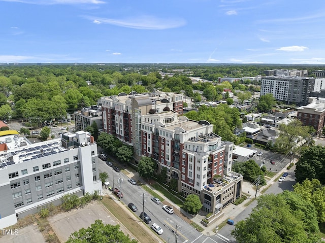 birds eye view of property featuring a view of city