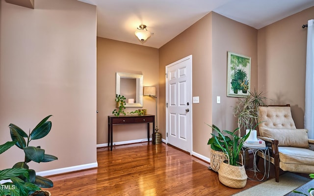 5031 Mckittrick Ln, Durham, NC 27712 - foyer entrance featuring wood finished floors and baseboards