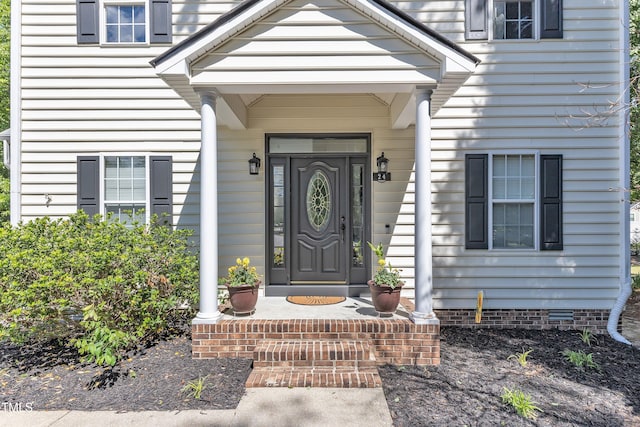 view of entrance to property