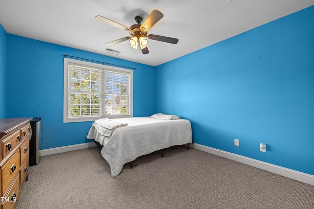 1420 Norwood Crest Ct, Raleigh, NC 27614 - bedroom featuring baseboards, light colored carpet, and ceiling fan