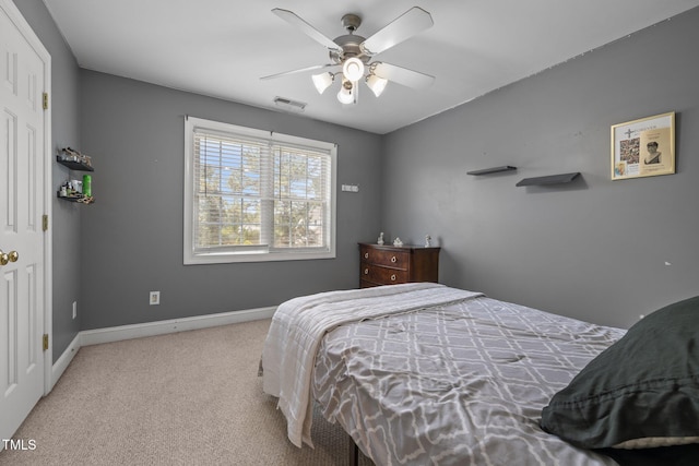 1420 Norwood Crest Ct, Raleigh, NC 27614 - bedroom featuring carpet floors, baseboards, and a ceiling fan