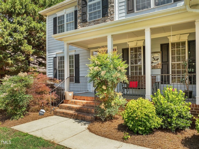 1420 Norwood Crest Ct, Raleigh, NC 27614 - entrance to property featuring a porch