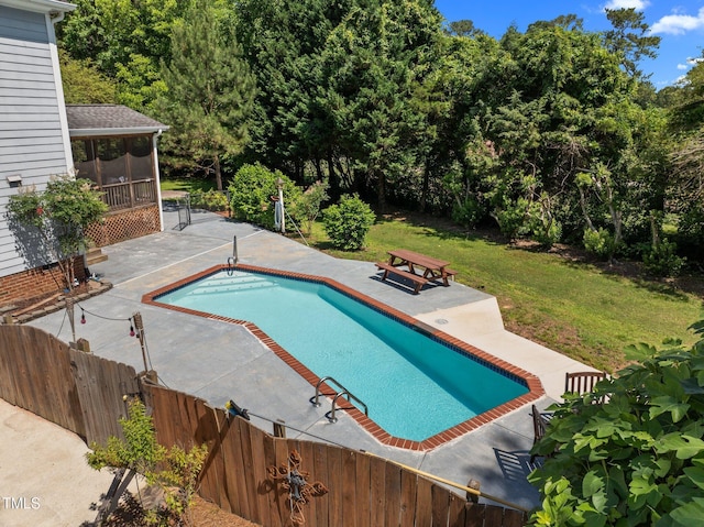 1420 Norwood Crest Ct, Raleigh, NC 27614 - view of swimming pool featuring a patio area