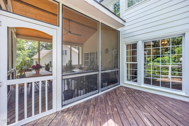1001 Dairy House Ct, Wake Forest, NC 27587 - deck featuring a sunroom