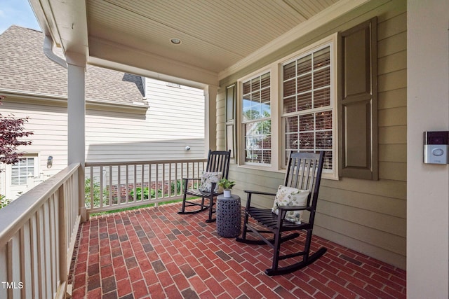 view of patio / terrace featuring a porch