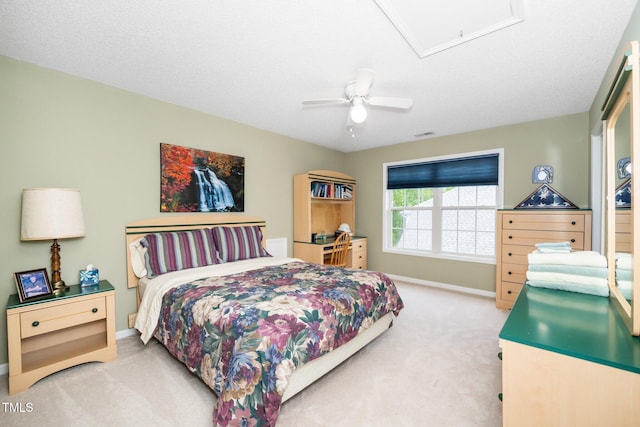 437 New Parkside Dr, Chapel Hill, NC 27516 - carpeted bedroom featuring baseboards and ceiling fan