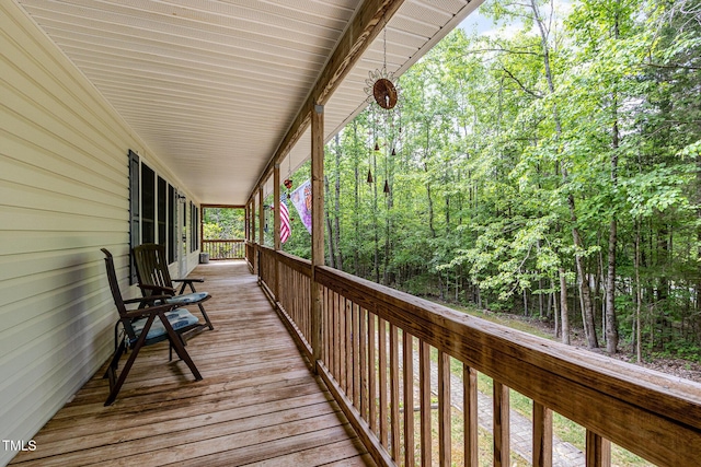 1176 Stoney Mountain Rd, Rougemont, NC 27572 - view of wooden terrace