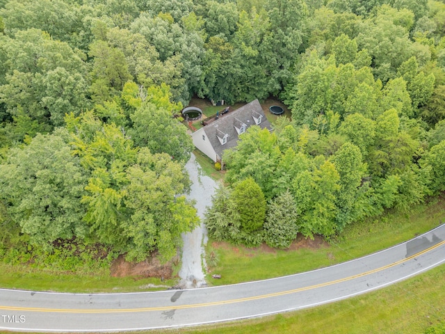 1176 Stoney Mountain Rd, Rougemont, NC 27572 - aerial view of a heavily wooded area