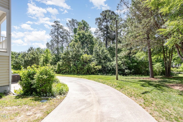 surrounding community featuring a lawn