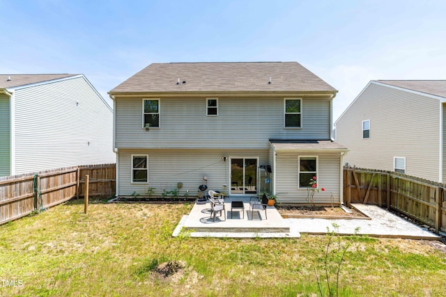 224 Brisk Dr, Zebulon, NC 27597 - rear view of property with a patio area