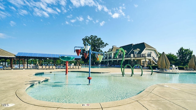 view of pool
