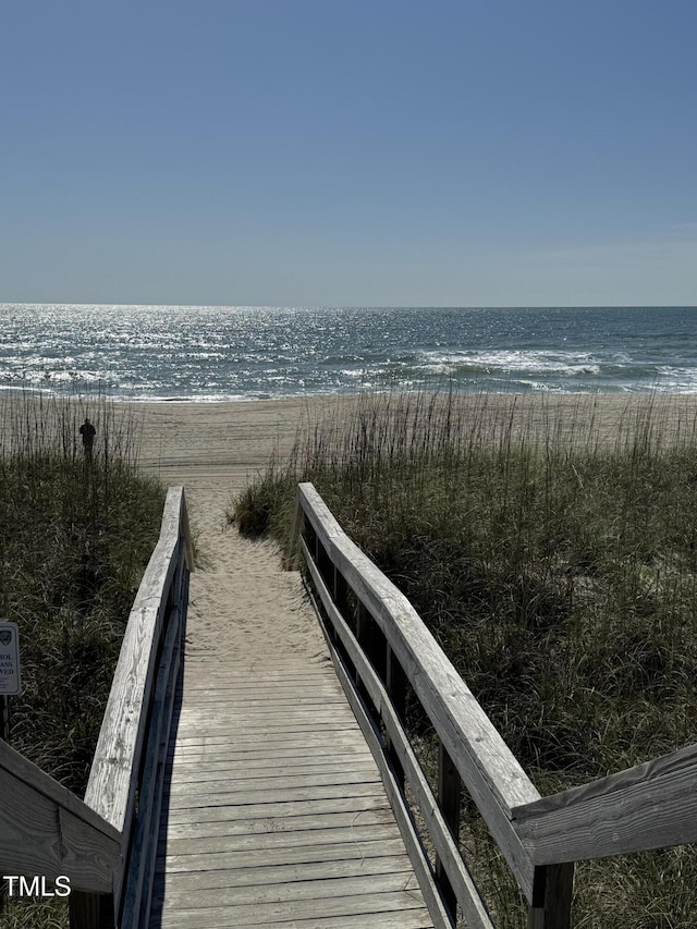 504 Carolina Beach Ave S Unit 2L, Carolina Beach, NC 28428 - view of home's community featuring view of water and beach