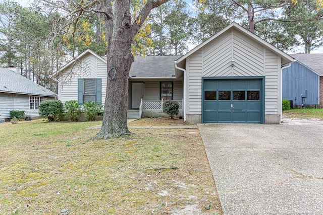5516 Deep Hollow Ct, Fayetteville, NC 28311 - single story home with a porch, driveway, and an attached garage