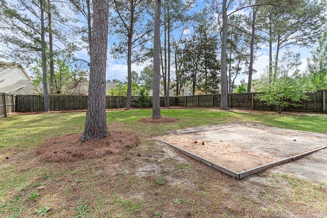 5516 Deep Hollow Ct, Fayetteville, NC 28311 - view of yard featuring a fenced backyard