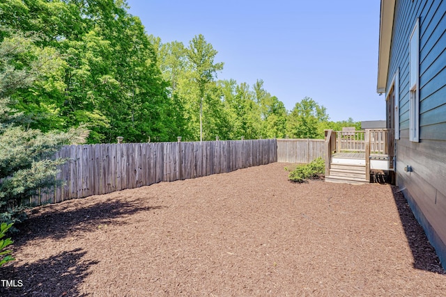 127 Post Oak Rd, Chapel Hill, NC 27516 - fenced backyard with a wooden deck