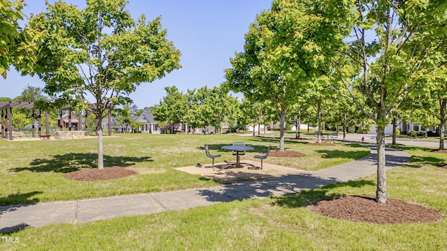 127 Post Oak Rd, Chapel Hill, NC 27516 - view of community with a lawn