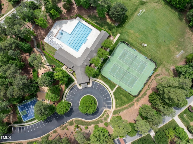 drone / aerial view