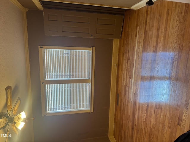 view of spare room