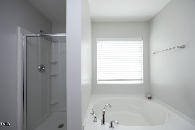621 Childsberg Way, Hillsborough, NC 27278 - full bathroom featuring a garden tub and a stall shower