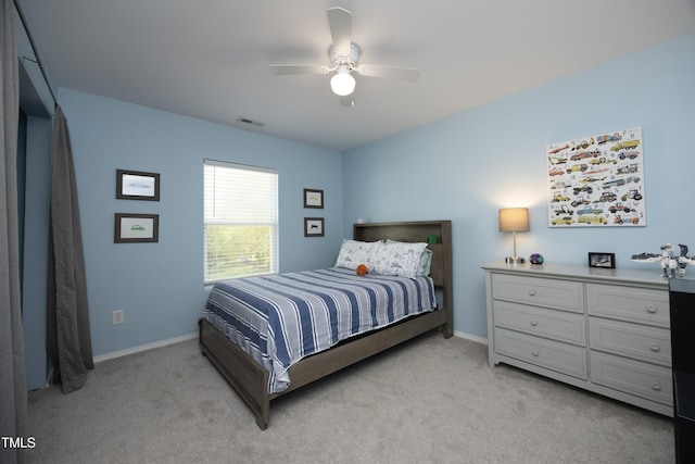 621 Childsberg Way, Hillsborough, NC 27278 - bedroom with baseboards, visible vents, and light colored carpet